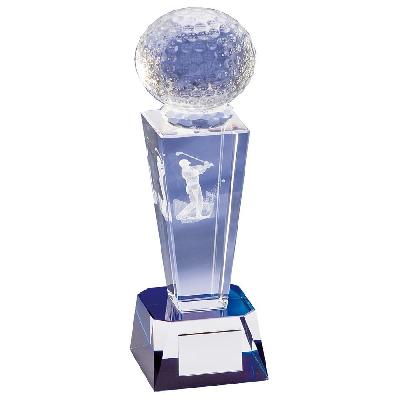 Crystal Ball Golf Trophy