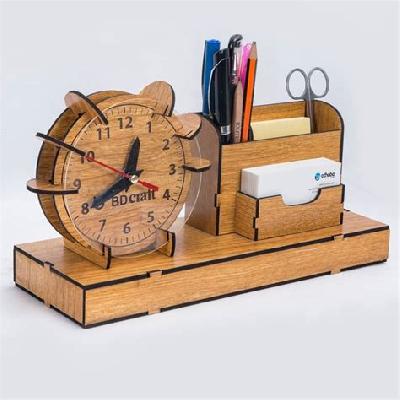 Desk Clock With Slip Pad