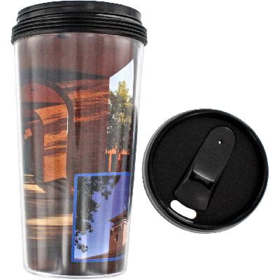 Digital Advertising Round Tumbler