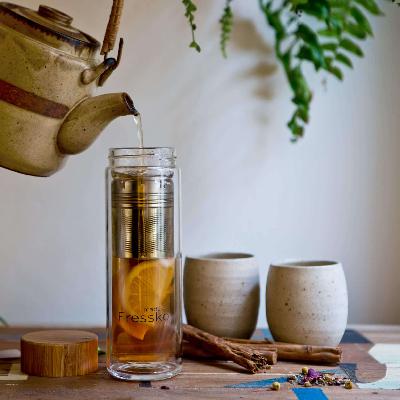 Infused - Glass Tea Fruit Infuser Bottle