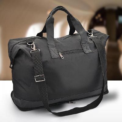 Minura Folding Leatherette Travel Bag (Flight Cabin Size Compliant)