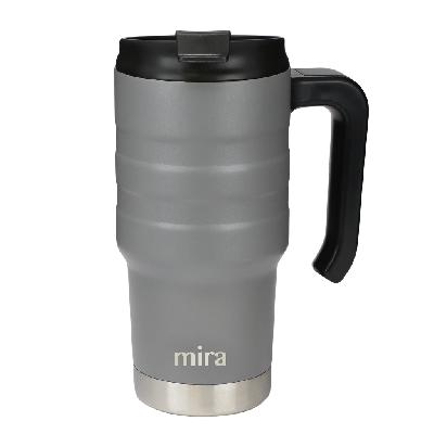 Minura Insulated Stainless Steel Coffee Travel Mug With Handle
