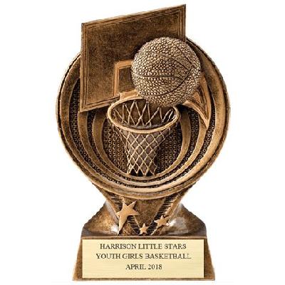 Minura King Shape Resin Trophy Made of Resin in Gold Finish. Base Made of Wooden MGRT-103