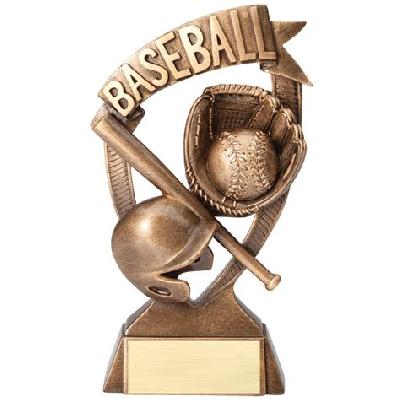 Minura Small Globe Resin Trophy Made of Resin in Gold Finish. Base Made of Wooden MGRT-106