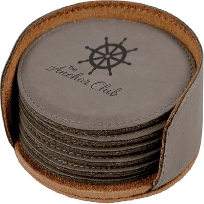 Round Economy Coaster Set of 6