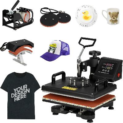 5 in 1 Combo Heavy Duty Heat Press Machine