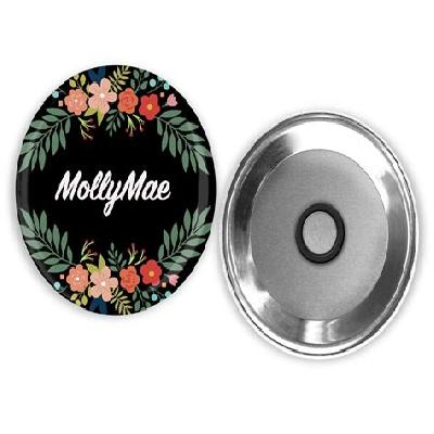 Fridge Magnet, Round Refrigerator Magnet, Door Magnet, Personalized Fridge Magnet