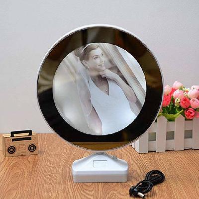 Magic Mirror With Photo Frame , LED Photo Frame , Valentine's Gift , Birthday Gift