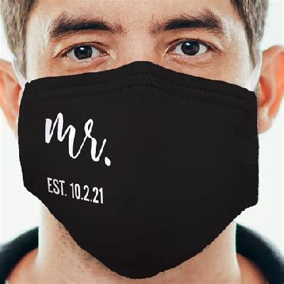 Wedding Face Mask, Mr. 
