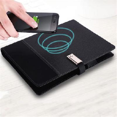 Diary with powerbank