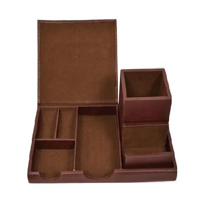Leather Desktop Organizer