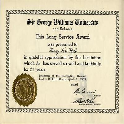 Long Service Appreciation Award