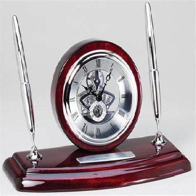 Pen Stand with Clock