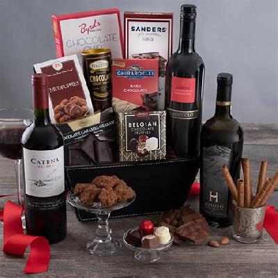 Wine and Chocolate Hamper