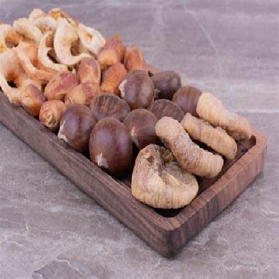 Wooden Platter With Dry Fruit