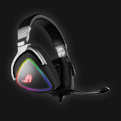 ASUS ROG Delta USB-C Gaming Headset for PC, Mac, Playstation 4, Teamspeak, and Discord with Hi-Res E