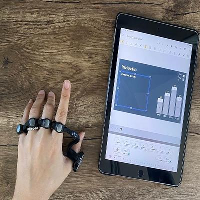 Tapwithus Tap Strap 2 Wearable Keyboard, Mouse 