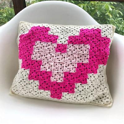 Heart Cushion Cover