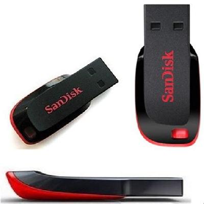 SanDisk Cruzer Blade CZ-50 64GB Plastic 2.0 Pen Drive