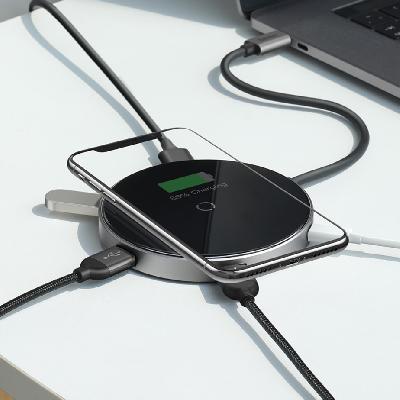 Baseus 60w PD Fast Charger with 3USB For Mobile Tablet PC (QC4.0, QC3.0, Type C- PD )