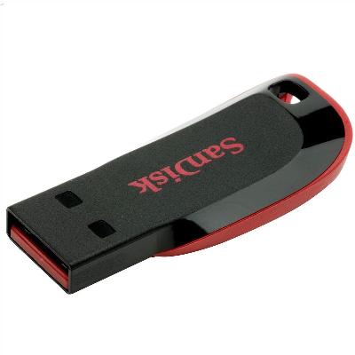 SanDisk Cruzer Blade SDCZ50 USB 2.0 128GB Pen Drive