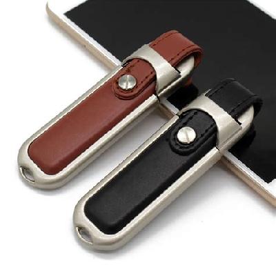 Leather pen drive