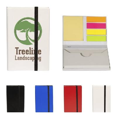 B98 Mini Cork Notepad With Double Sticky Notepad And Strips Hard Cover