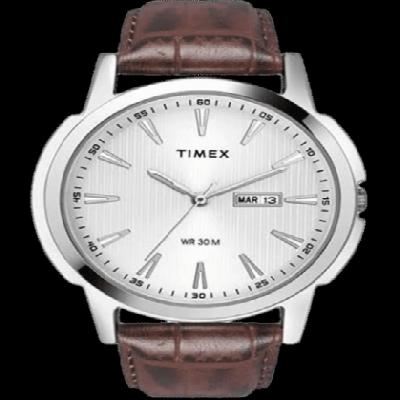 TMX Watch, (Timex Group Of India) Casual Watch With Chrono Leather Strap