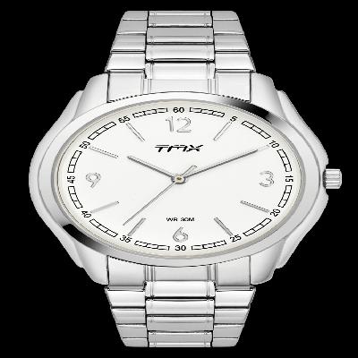 TMX Watch (Timex Group Of India) Shaped Case With Geometric Patterned Dial Watch Item  TMTL11206T