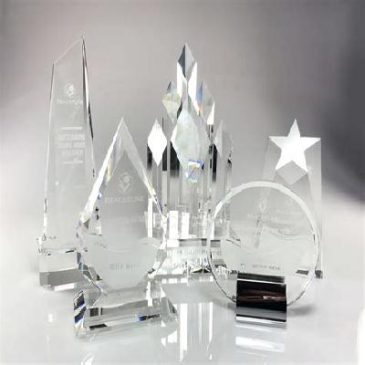 Award Glass Trophy