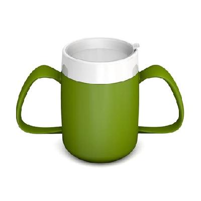 Conical Steel With LID Mug