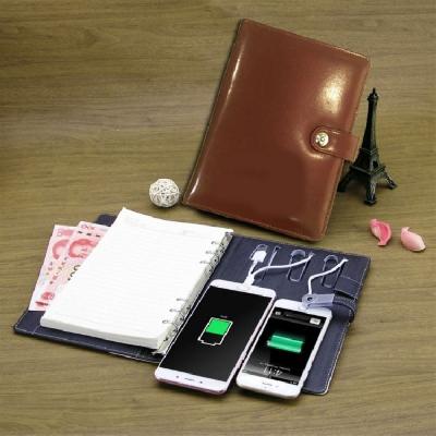 Diary  with powerbank