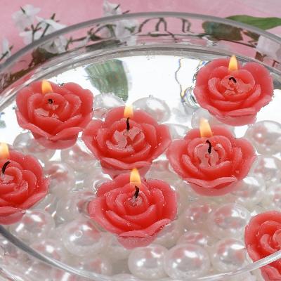 Floating Rose Candle