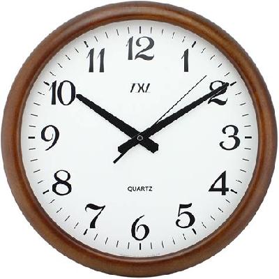 Wooden Desktop  With Clock