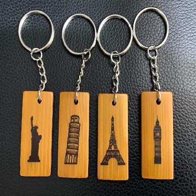 Wooden keychain
