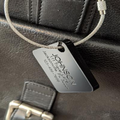 Acrylic Bag Tag