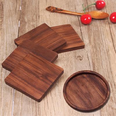 Wooden Square Tea Coasters