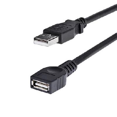 Black Cord USB Extension Cable