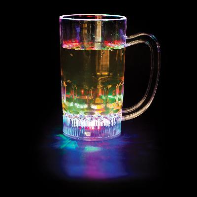 Mug with LED lighting