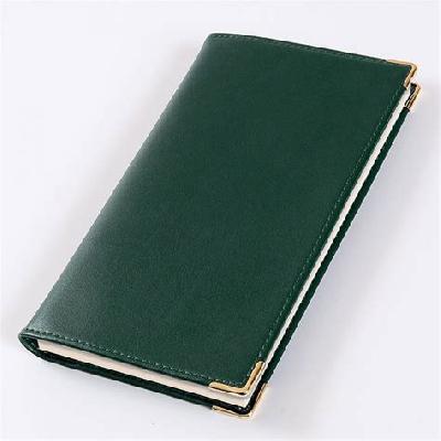 Green Leather Office Diary A5