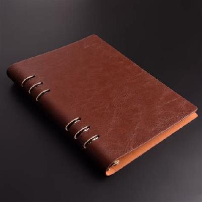 Premium A5 Brown Notebook Diary - Pu Leather Dairy, Executive Red Notebook Diary, For Daily Notes