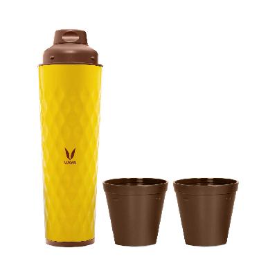 Vaya Drynk 600 ml Thermosteel Vacuum Insulated Flask, Sipper Water Bottle