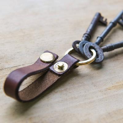 Customised Premium Leather Key Ring