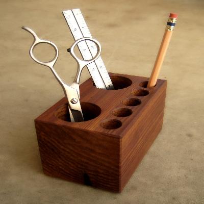 Customised Wooden Pen Stand