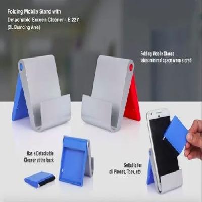 Folding Mobile Stand With Detachable Stylus And Cleaner