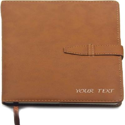 Brown Pu Leather Notebook