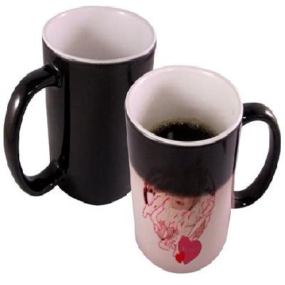 White Printed Coffee Mug