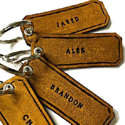 Promotional Leather Keychain