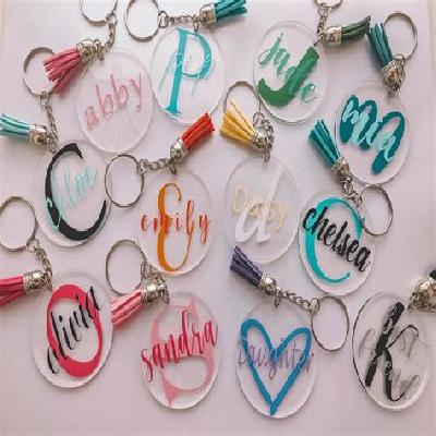 Acrylic Key Ring with Customization