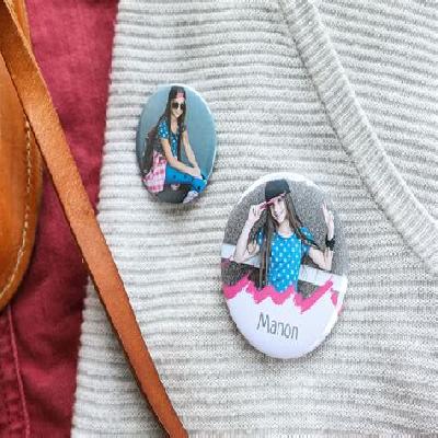 Photo Badge Pin
